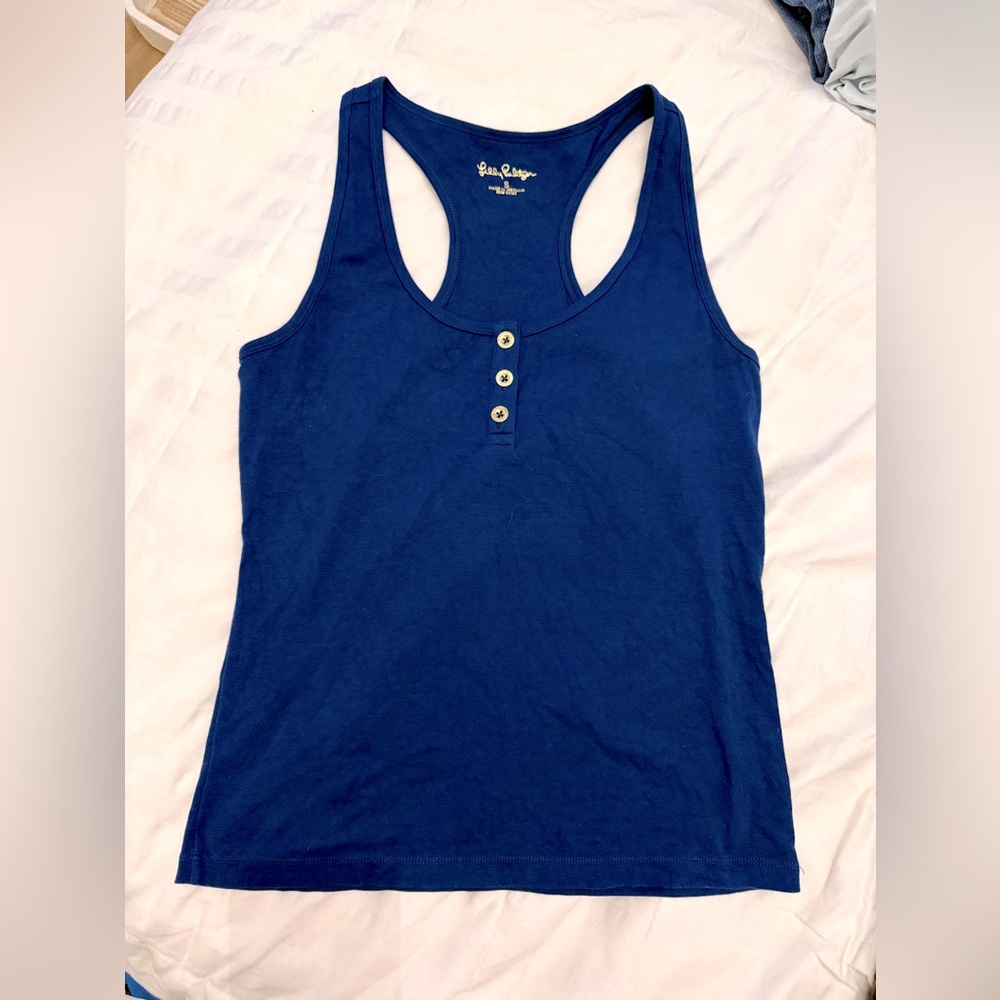 Lilly Pulitzer Blue Tank Top